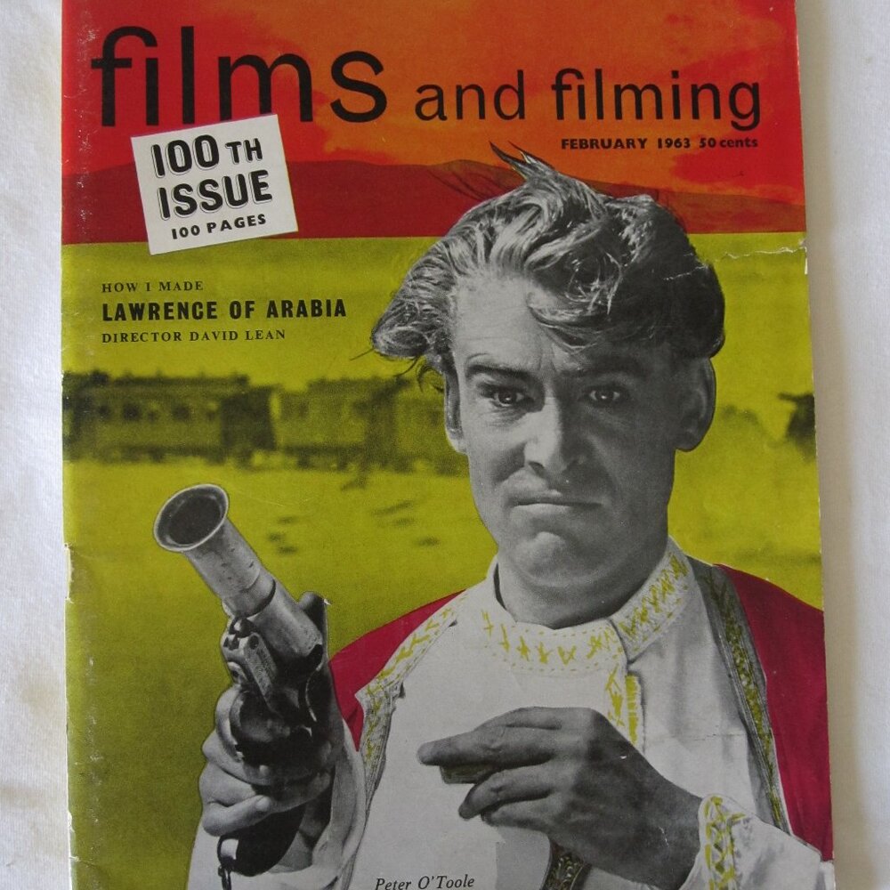 Feb 1963 Films & Filming Magazine vol 9, #4: 100th Issue - Lawrence of Arabia